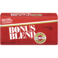 Bonus Blend Coffee Pure Dark Roast Automatic Drip - 13 Ounce