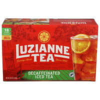 Luzianne Family Bag Iced Tea Decaffeinated - 18 Count