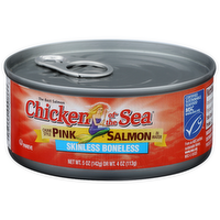 Chicken Of The Sea Skinless Boneless Chunk Style In Water Pink Salmon - 5 Ounce
