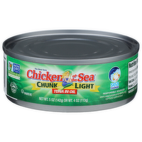 Chicken Of The Sea Chunk Light Tuna In Oil - 5 Ounce