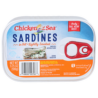 Chicken Of The Sea Lightly Smoked In Oil Sardines - 3.75 Ounce