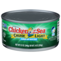 Chicken Of The Sea Tuna In Water Chunk Light - 12 Ounce