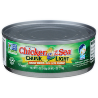 Chicken Of The Sea Chunk Light Tuna In Water - 5 Ounce