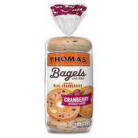 Thomas' Cranberry Bagels, , Each Real Cranberries, Kosher Bag - 19 Ounce