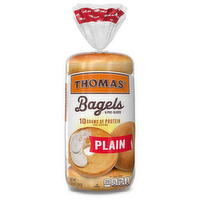 THOMAS' Bagels Plain - 3.333 Ounce - 6 Count