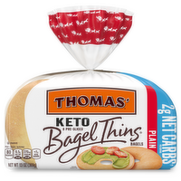 Thomas’  Sliced Keto Plain Bagel Thins - 13 Ounce