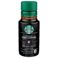 Starbucks Medium Roast Iced Coffee Unsweetened - 48 Fluid Ounce