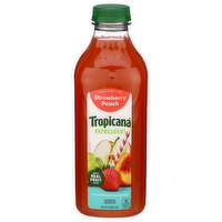 TROPICANA Strawberry Peach Chilled Juice Ch Refreshers Pl 1pk X 6cs - 46 Fluid Ounce
