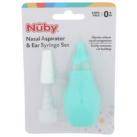 Nuby Nasal Aspirator & Ear Syringe Set - 1 Each