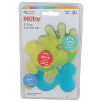 Nuby 3-Step Teether Set - 1 Each