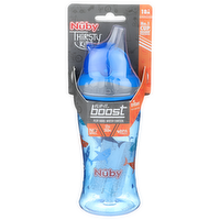 Nuby Thirsty Kids Flip-It Boost Water Canteen - 12 Ounce