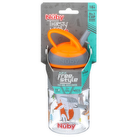 Nuby Thirsty Kids Flip-It Freestyle Water Canteen - 12 Ounce