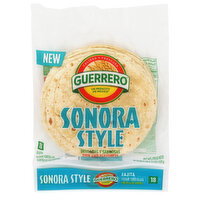 Guerrero Flour Sonora Style Tortillas, Fajita Size - 1.042 Ounce - 18 Count