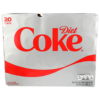 Diet Coke Soda - 12 Fluid Ounce - 20 Count
