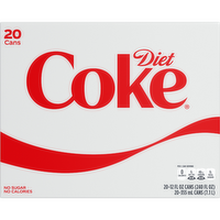 Diet Coke  Soda Soft Drink - 240 Fluid Ounce