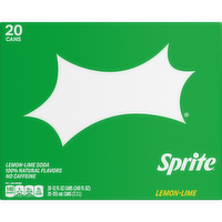Sprite  Lemon Lime Soda Soft Drinks - 240 Fluid Ounce