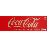 Coca-Cola Caffeine Free Soda Soft Drink, , 12 Pack - 144 Fluid Ounce