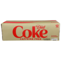 Diet Coke Caffeine Free - 12 Fluid Ounce - 12 Count