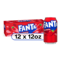 Fanta Strawberry Soda Soft Drink - 144 Fluid Ounce