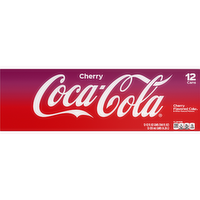 Coca-Cola Cherry Soda Soft Drink, , 12 Pack - 144 Fluid Ounce