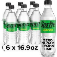 Sprite Zero Sugar Lemon Lime Soda Pop Soft - 101.4 Fluid Ounce