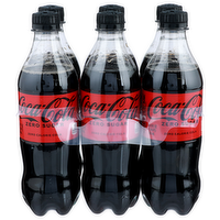Coca-Cola Zero Calorie - 16.9 Fluid Ounce - 6 Count