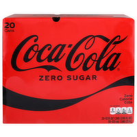 Coca-Cola Zero Sugar Soda - 12 Fluid Ounce - 20 Count