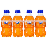 Fanta Orange Soda Soft Drink, Bottles, 8 Pack - 96 Fluid Ounce