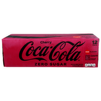 Coca-Cola Cherry Zero Sugar - 12 Fluid Ounce - 12 Count