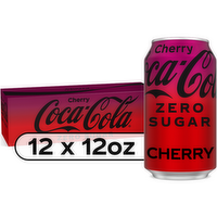 Coca-Cola Zero Sugar Cherry Diet Soda Soft Drink - 144 Fluid Ounce