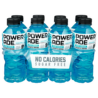 Powerade Zero Sugar Mixed Berry Sports Drink - 20 Fluid Ounce - 8 Count