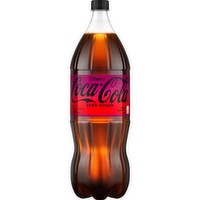 Coca-Cola Zero Sugar Cherry Diet Soda Soft Drink, 2 Liters - 67.6 Fluid Ounce
