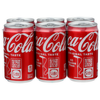 Coca-Cola Original Taste Coke - 7.5 Fluid Ounce - 6 Count