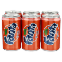 Fanta Orange Soda - 7.5 Fluid Ounce - 6 Count