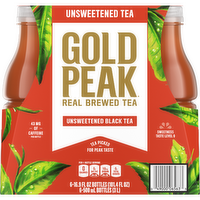 Gold Peak Unsweetened Black Tea Real Brewed - 101.4 Fluid Ounce