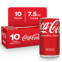 Coca-Cola Mini Original Soda Soft Drink  - 75 Fluid Ounce