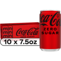 Coca-Cola Mini Zero Sugar Soda Soft Drink - 75 Fluid Ounce
