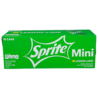 Sprite Mini Lemon-Lime Soda - 7.5 Fluid Ounce - 10 Count