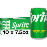 Sprite Mini Lemon Lime Soda Soft Drink - 75 Fluid Ounce
