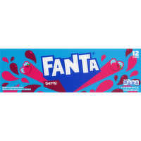 Fanta Berry Soda Cans - 12 Fluid Ounce - 12 Count