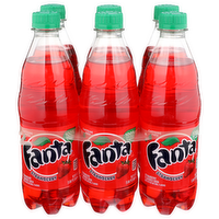 Fanta Strawberry Soda - 16.9 Fluid Ounce - 6 Count
