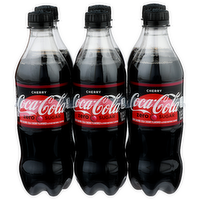 Coca-Cola Cherry Zero Sugar - 16.9 Fluid Ounce - 6 Count