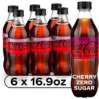 Coca-Cola Zero Sugar Cherry Soda Soft Drink - 101.4 Fluid Ounce