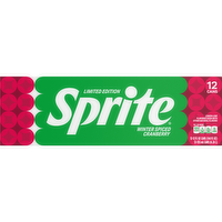 Sprite Winter Spiced Cranberry, Lemon-Lime And Cranberry Flavored Soda Pop Soft Drink, , 12 Pack - 144 Fluid Ounce