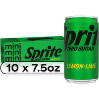 Sprite Zero Sugar Lemon-Lime Soda Cans - 75 Fluid Ounce