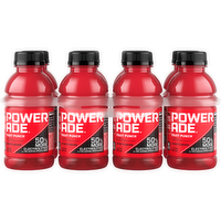 Powerade Fruit Punch Electrolyte Sports Drink, Bottles, 8 Pack - 96 Fluid Ounce