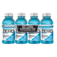 Powerade Zero Mixed Berry Electrolyte Sports Drink, Bottles, 8 Pack - 96 Fluid Ounce