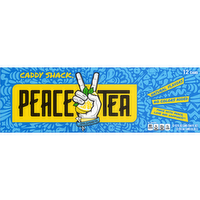 Peace Tea Caddy Shack, Iced With Natural Lemon Flavor, Cans, 12 Pack - 144 Fluid Ounce