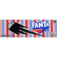 Fanta Fruit Punch Caffeine Free Soda Soft Drink, Chucky's Halloween Edition, Cans, 12 Pack - 144 Fluid Ounce