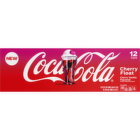 Coca-Cola Cherry Float Soda Cans - 12 Fluid Ounce - 12 Count